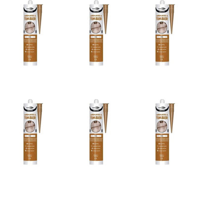 Bond It Lami Mate Flexible Sealant Gap Filler - Pine (Pack Of 6)
