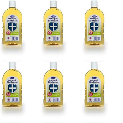 B&Q Dr Johnsons Antiseptic Disinfectant Original 500Ml (Pack Of 6)