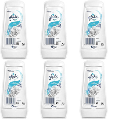 Glade Gel Air Freshener Clean Linen 150G (Pack Of 6) from B&Q