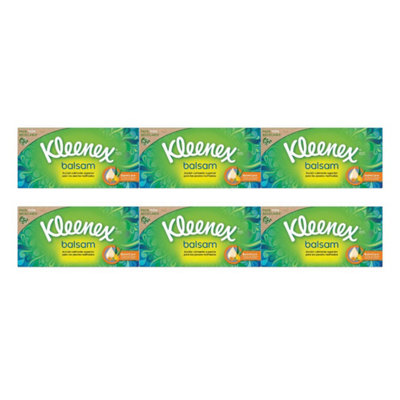 Kleenex Balsam Tissues Box (Pack Of 6)