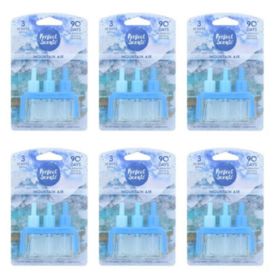 B&Q Perfect Scents Mountain Air, Air Freshener Refill, 20Ml (Pack Of 6)
