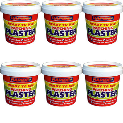 Rapide Ready To Use Patching Plaster 7159 (Pack Of 6) 470G B&Q