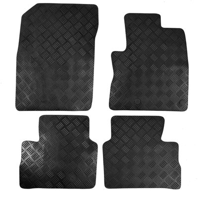 ActiasmatTailored Rubber Car Floor Mats For Nissan Qashqai Mk3 from B&Q