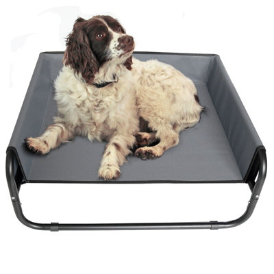Actiaspet Elevated Pet Dog Medium Bed Cat Raised Sides Camping Cot Indoor Outdoor Waterproof from B&Q