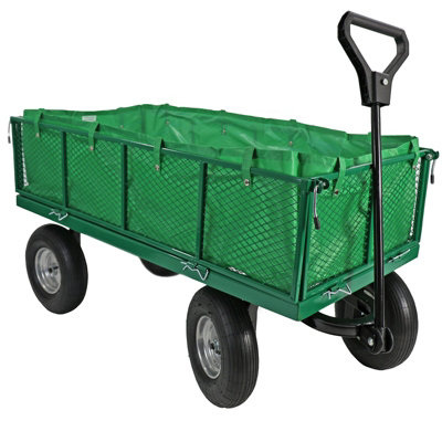 Actiasgear Heavy Duty Garden Cart Trolley Festival Hand Truck Wagon 500Kgs Folding Sides from B&Q
