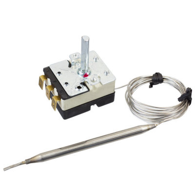 Ego Thermostat Single Pole 30-110C Manual Temperature Control With 1.5M Capillary from B&Q
