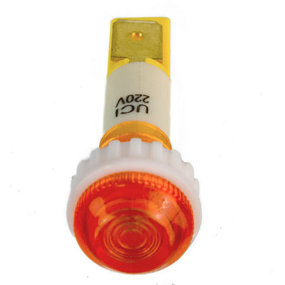 Uci Panel Mount Indicators Led 10mm Amber from B&Q