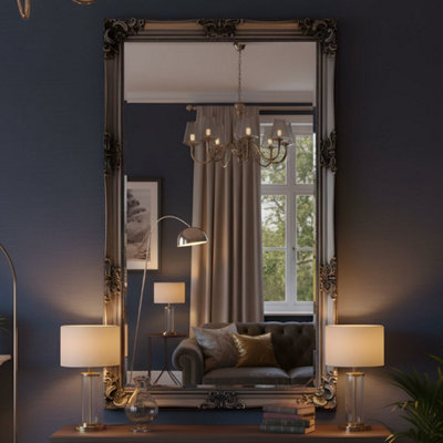 B&Q -  Vintage Antique Ornate Full-Length Champagne Mirror 90 X 180