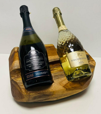 My Square Mile Wine RackChampagne Bottle Holder For Counter TopKitchenBarCellarHolds Two Wine Bottles (Double Wine Holder) from B&Q