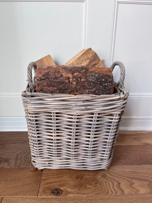 Wholesome Home Rattan Storage BasketSquare (Medium) from B&Q