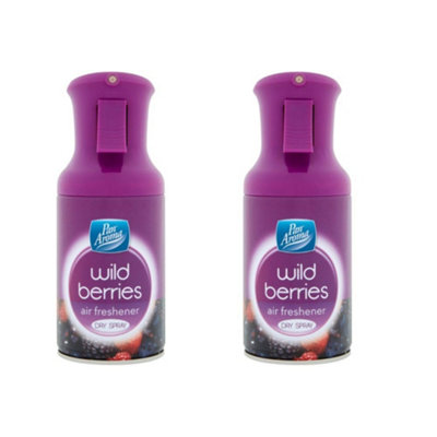 Pan Aroma Air Freshener Dry Spray Wild Berries 250Ml X 2 from B&Q