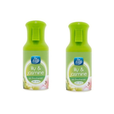 Pan Aroma Air Freshener Dry Spray Lily & Jasmine 250Ml X 2 from B&Q