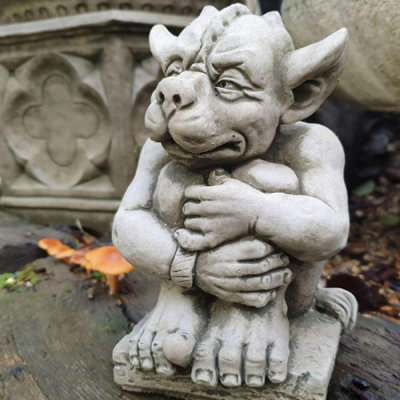 Stone Cast Sparta Stone Gargoyle B Ornament from B&Q