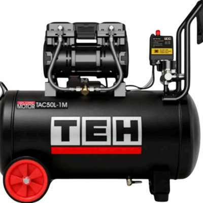 50L Oil Free Air Compressor 1500W 2Hp 8 Bar Teh Tac50L M1 from B&Q