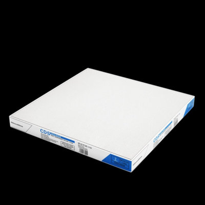 B&Q -  White Vinyl Gypsum Wipeable Ceiling Tile 595mm X 595mm 8 Tiles Per Box