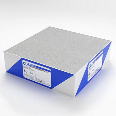 Cds Plain Acoustical Square Edge  Suspended Ceiling Tile  Sand Texture Finish No Pinhole  595 X 595 ( 600 X 600) 12 Tiles Per Box from B&Q