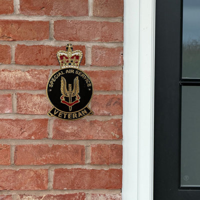 Special Air Service (Sas) Veteran Badge Wall Plaque Cast Aluminium25Cm (Indoor/outdoor) from B&Q