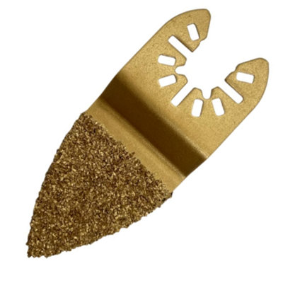 Rennie Tool Company Rennie Tools Finger Carbide Rasp Oscillating Multitool Blade For Grout Mortar Concrete & Masonry. Universal Fitting from B&Q