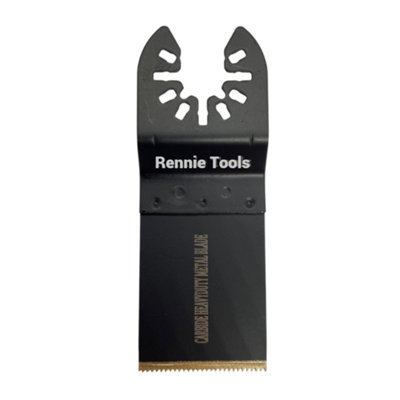Rennie Tool Company Rennie Tools 35mm Wide Heavy Duty Carbide Oscillating Multitool Blade For Hard MetalsStainless SteelConcrete Nails Etc from B&Q
