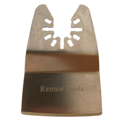 Rennie Tool Company Rennie Tools 50mm Wide Scraper Blades/oscillating Multitool Blade For Scraping Cutting Removing Paint Caulk Adhesive Sealant from B&Q