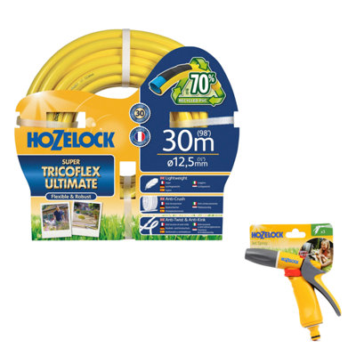 Hozelock Ultimate 30M Ultimate Hose & Jet Gun Spray from B&Q