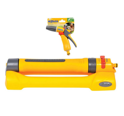 Hozelock Oscillating Sprinkler & 2674 Jet Gun from B&Q