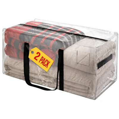 2 Pack 90L Heavy Duty Moving Bags/storage TotesWater-Resistant Packing Bags74 X 36Cm from B&Q