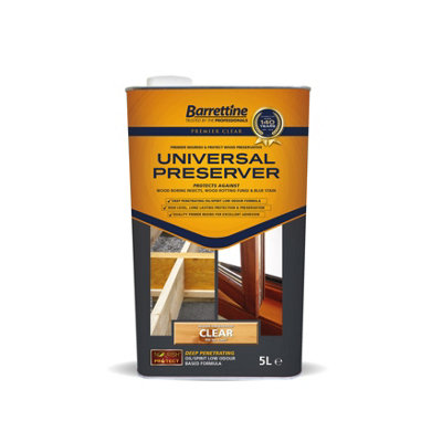 Barrettine Universal Preserver5 LitreClear from B&Q