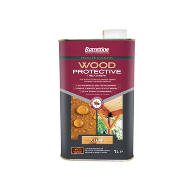 Barrettine Wood Protective Treatment1 LitreClear from B&Q