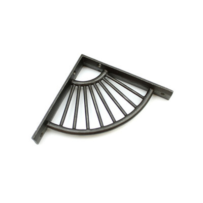 OakcraftsPair Of Antique Cast Iron Sunrise Brackets150mm X 150mm from B&Q