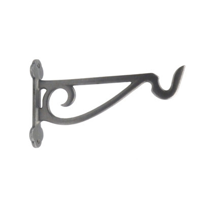 B&Q Oakcrafts - Cast Iron Victorian Scroll Hanging Basket Bracket