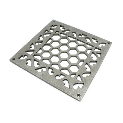 OakcraftsAntique Cast Iron Hexagon Air Vent Cover220mm from B&Q