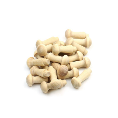 Rackhams Grain Birch Micro Shaker Peg 26Mm - Pack Of 20 - Image 3