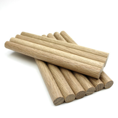  - 16mm Oak Dowel 200mm LengthPack Of 10 Dowels