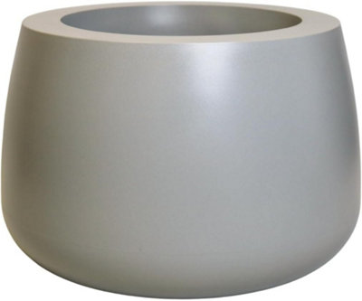 B&Q -  Outdoor Planter 57.5Cm 44L Rotomoulded Heavy Duty Lightweight Plastic Plant PotHardwick Concrete
