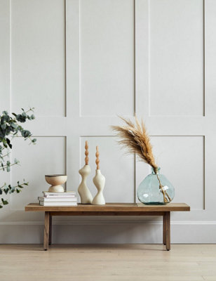  - Shaker Wall Panelling Kit8 X 2440 (H) X 80mm (W) StripsFull Wall Height Pre-Cut Mdf Diy WoodPanels By Sofia