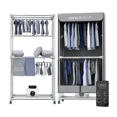 DMD Collective Dmd Hang'n'dry+ Electric Clothes Airer Dryer With Customisable FrameRemote Control & Pegs from B&Q