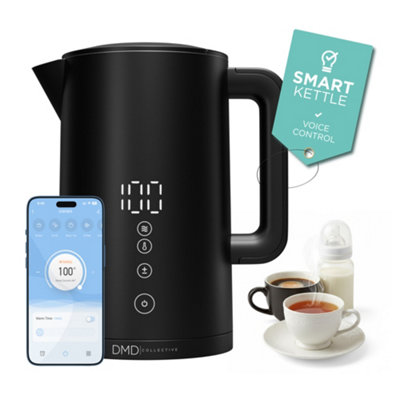 DMD Collective Dmd Wi-Fi Touchscreen 1.5L Smart KettleApp OperatedVoice Control 2200W from B&Q