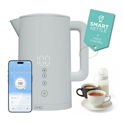 B&Q -  Dmd 1.5L Smart KettleWi-Fi TouchscreenApp OperatedVoice Control 2200W