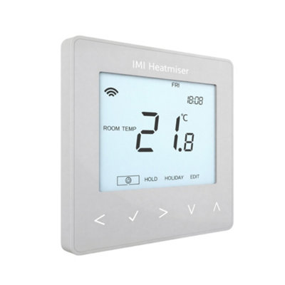 Heatmiser Neostat V3 Programmable ThermostatPlatinum Silver from B&Q
