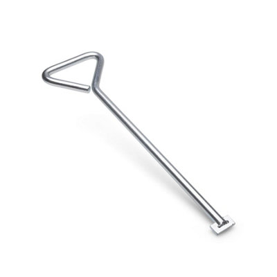 Lavaplumb 480mm Manhole Cover Lifting Key Zinc Plated Steel With Triangle Grip from B&Q