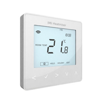 Heatmiser Neostat V3 Programmable ThermostatGlacier White from B&Q