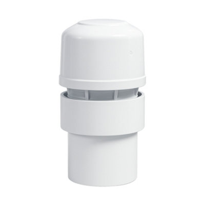 B&Q -  Air Admittance Valve 32/40/50mm Internal Vent Push Fit And Solvent Weld Systems