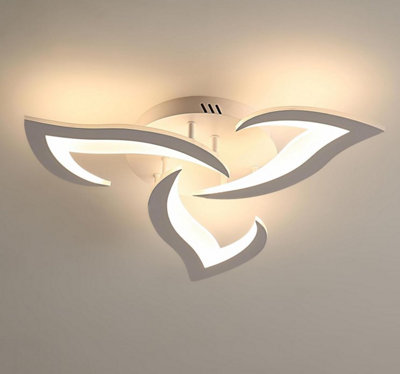  - Led Ceiling Light 52 Cm Modern Ceiling Lamp 36 W Warm White Light 3000K