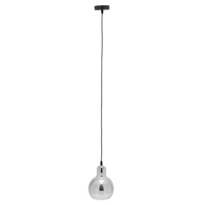 Vintage Smoked Glass Shade Chandelier Pendant Ceiling E27 from B&Q
