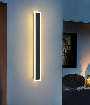  - Modern Outdoor Wall Lights Waterproof Sconce 60Cm (Warm White)