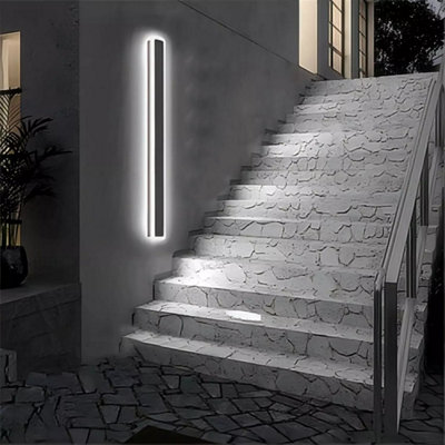  - Modern Outdoor Wall Lights Waterproof Sconce Lighting 60Cm(Cool Light)