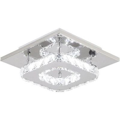 Led Ceiling Light Modern 20Cm Small Crystal Corridor Flush Mount from B&Q