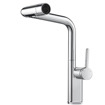 Kitchen Tap 5Mode Faucet Mixer Pull Out Spray 360 Swivel  Chrome from B&Q