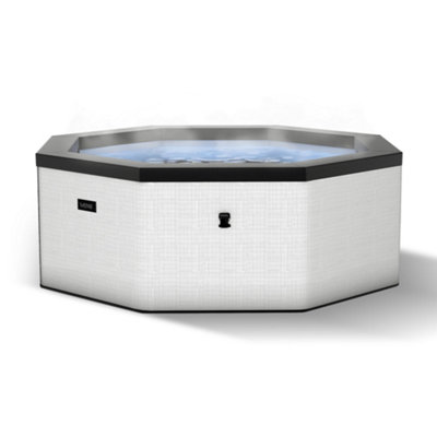Wave Como Eco Foam Smart Hot Tub - Pebble White - Image 5